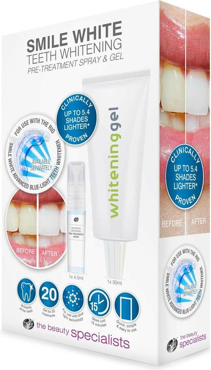 Immagine prodotto Rio Smile White spray pre-trattamento e gel sbiancante (30 ml, Gel)