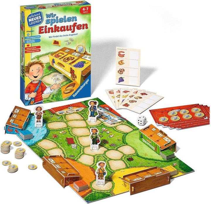 Actual product image Ravensburger We play shopping (German)