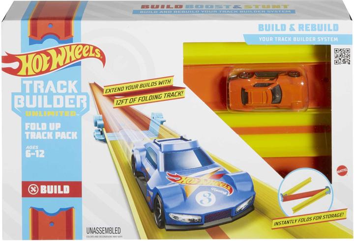 Image du produit Hot Wheels Coffret Piste Pliable Track Builder - Circuit Petite voiture - A partir de 6 ans