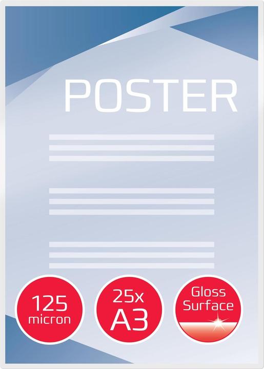Immagine prodotto GBC DOCUMENT POUCH - Tasche in lamina a caldo (A3, 25 Pezzo/i, 125 µm)