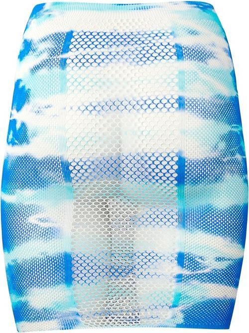 Actual product image Le Désir High-waist fishnet skirt & Dazzling Sticker - O/S (One size)