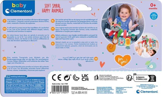 Actual product image Clementoni Happy Animals spiral