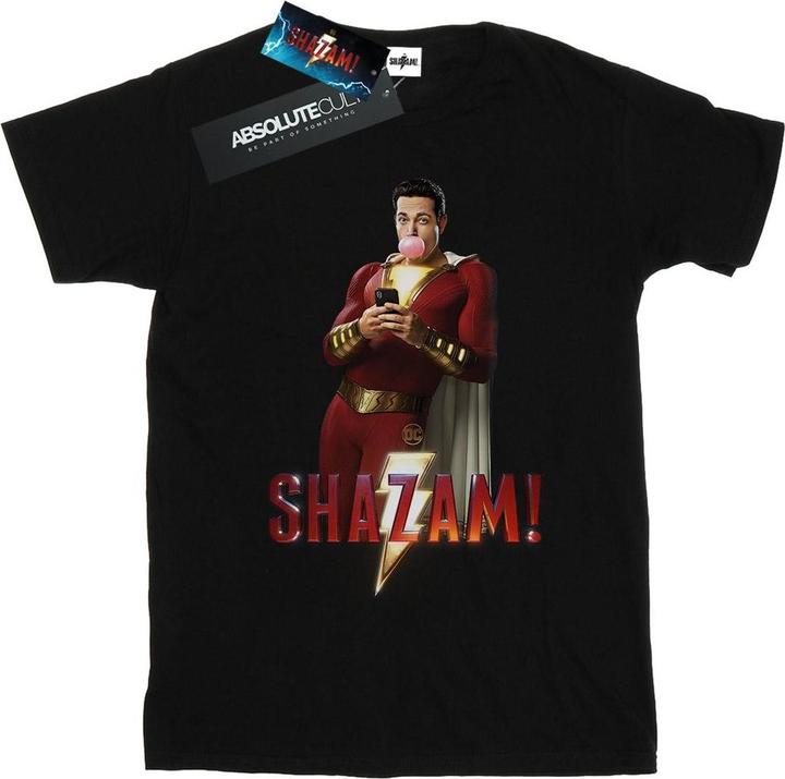 Actual product image Mens Shazam Bubble Gum T-Shirt (XXL)