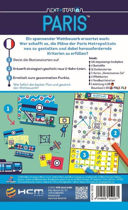 Produktbild HCM Kinzel Next Station Paris (Deutsch)