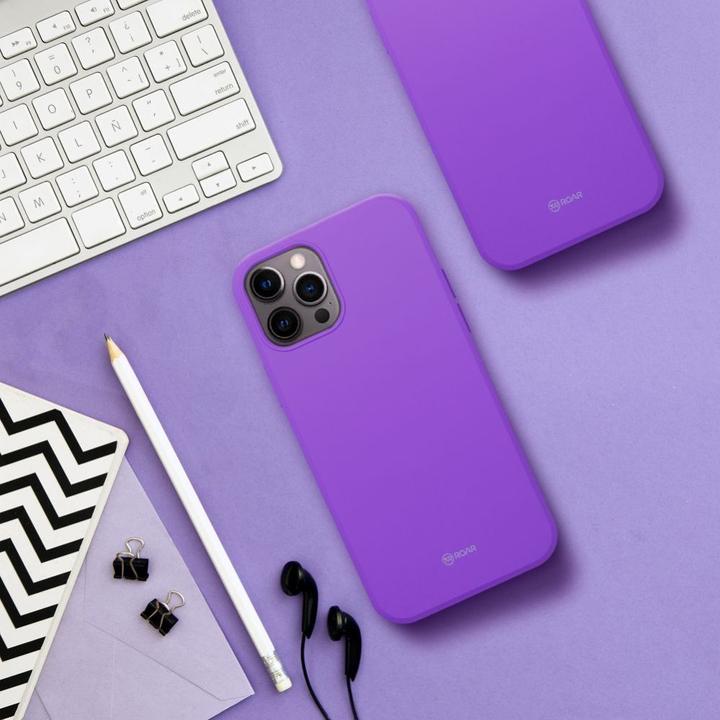 Produktbild Roar Back panel cover case COLORFUL JELLY for SAMSUNG A16 5G purple (Samsung Galaxy A16 5G)