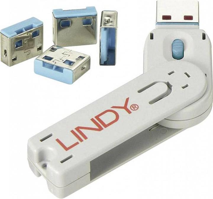 Actual product image Lindy USB Port Locker Starter Set