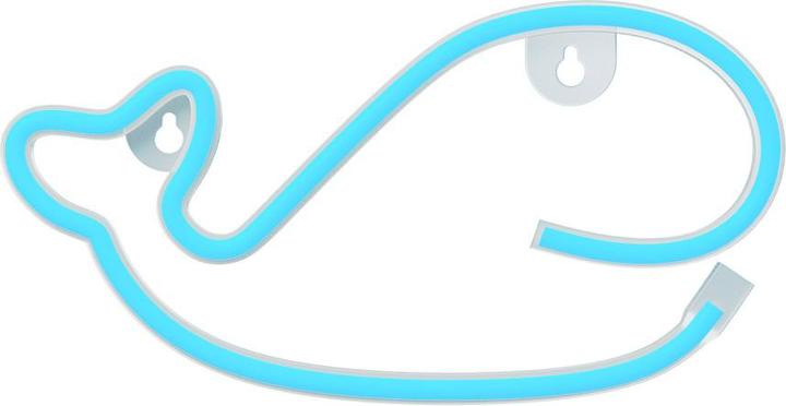 Immagine prodotto Forever Light Luce LED al neon WHALE blu Bat + USB FLNE19 (14 cm)