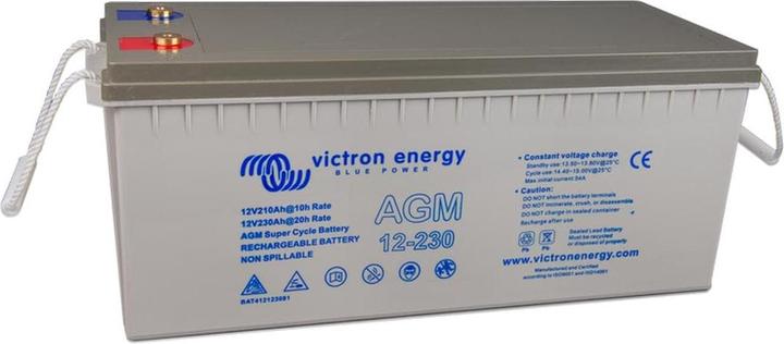 Produktbild Victron Energy 12V/230Ah AGM Super Cycle Batterie M8 (12 V, 230 Ah)