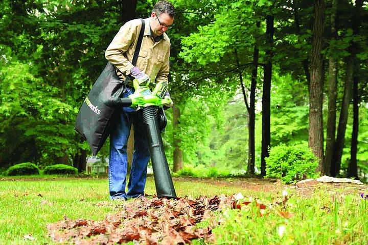 Actual product image Greenworks GD40BV (Rechargeable battery operated, Vacuum cleaners & blowers, Leaf blower, Leaf vacuums)