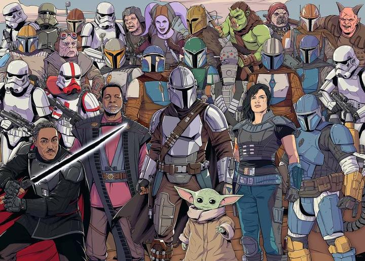 Image du produit Ravensburger Puzzle 12000536 - Challenge Star Wars Mandalorian - 1000 pièces Puzzle pour adultes (1000 pièces)