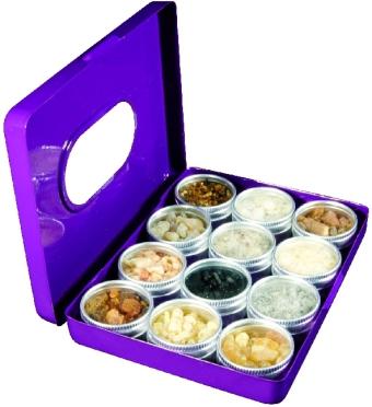 Actual product image Berk Esoterik Pure resins range, 12 jars