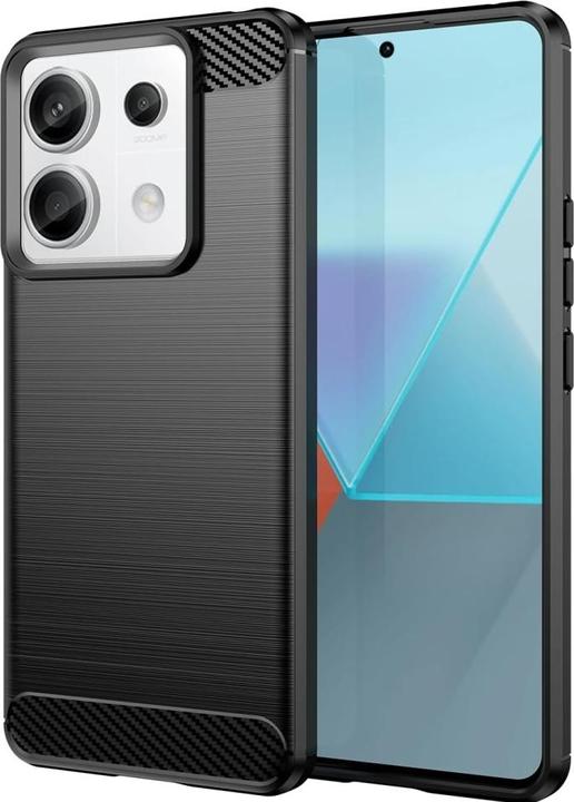 Screenguard Custodia morbida in carbonio spazzolato (Xiaomi Redmi Note 13 Pro 5G)