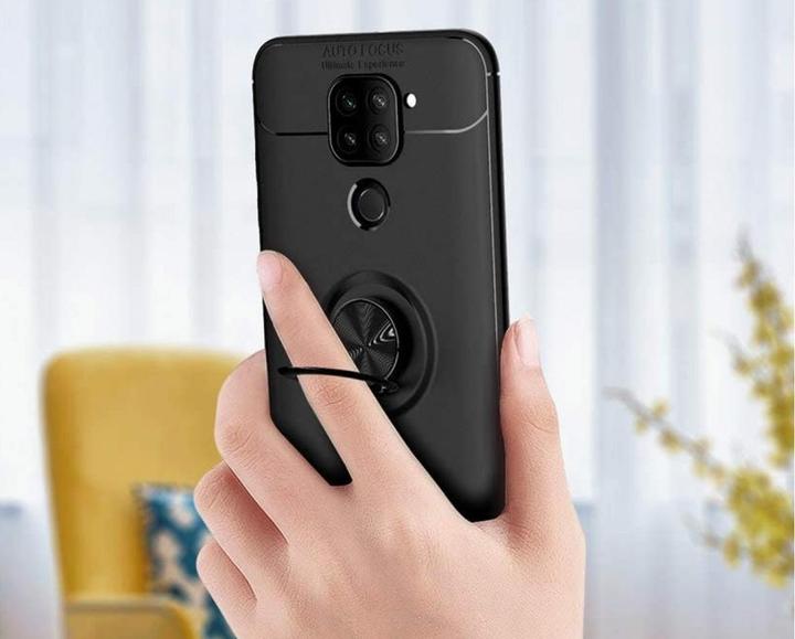 Actual product image Screenguard RingCase 360 Degree Xiaomi Redmi Note 9 Cover (Xiaomi Redmi Note 9)