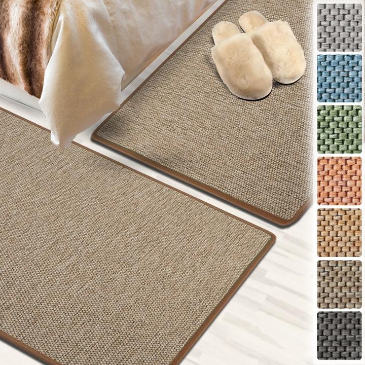 Image du produit Karat Sabang Beige Tour de lit aspect sisal 3 pièces 2x80x150 cm et 80x300 cm (80 x 150 cm, 80 x 300 cm)
