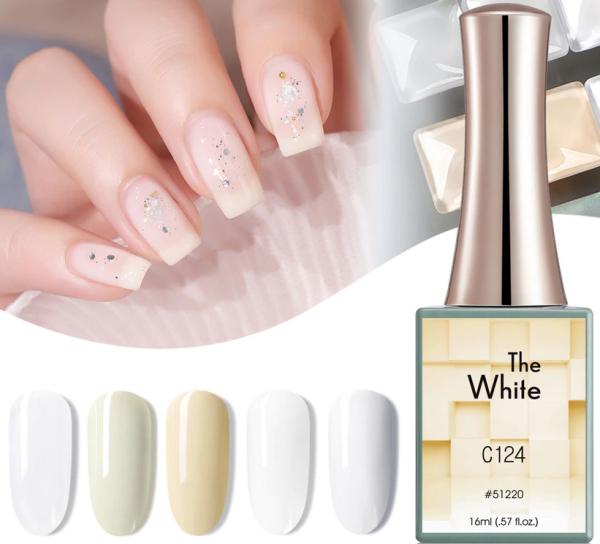 Immagine prodotto Canni Gellack Il Bianco C125 UV/LED (Il bianco, Smalto per unghie effetto gel)