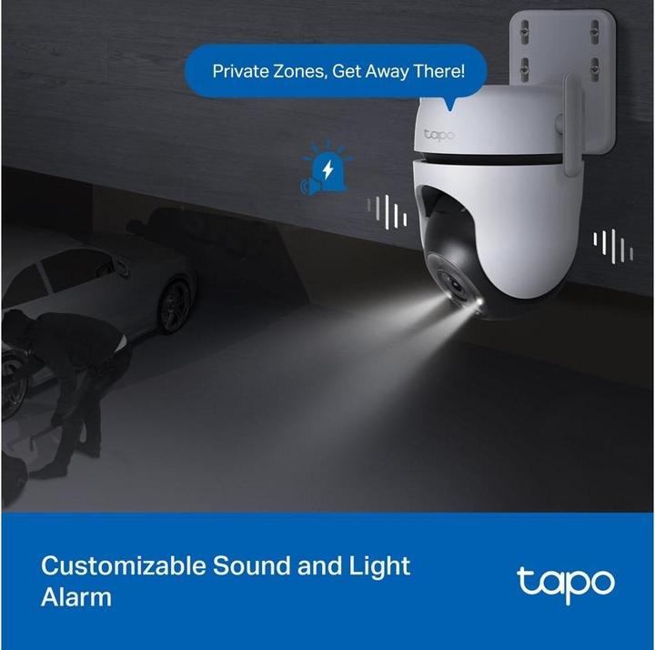 Produktbild TP-Link Tapo C520WS 4MP 360° Outdoor Kamera MicroSD (2560 x 1440 Pixels)