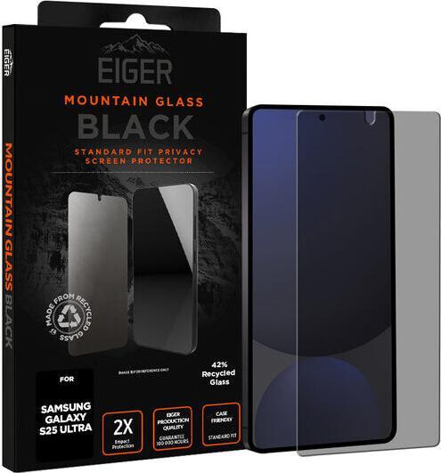 Image du produit Eiger Mountain Glass Black Edge (1 pièce(s), Samsung Galaxy S25 Ultra)