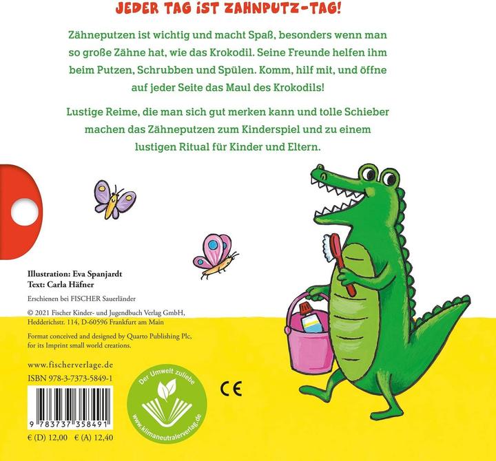 Actual product image Crocodiles also want to brush their teeth (German)