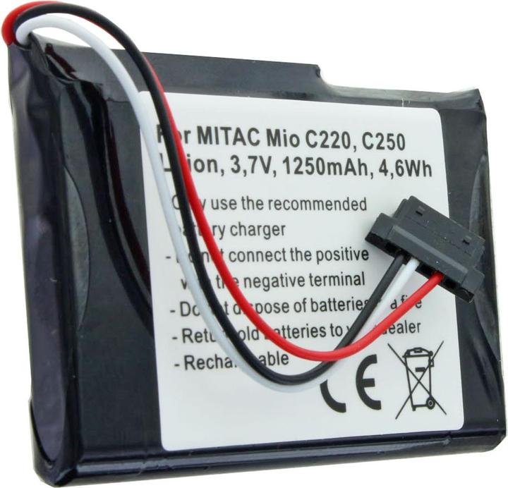 Immagine prodotto AccuCell Batteria Mitac Mio C220, C230, C250, PNA3040