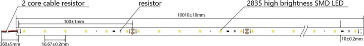 Produktbild Synergy 21 LED Flex Strip ULS neutralweiss DC 24V 140W IP20 10m (Neutralweiss, 1000 cm, Indoor, Outdoor)