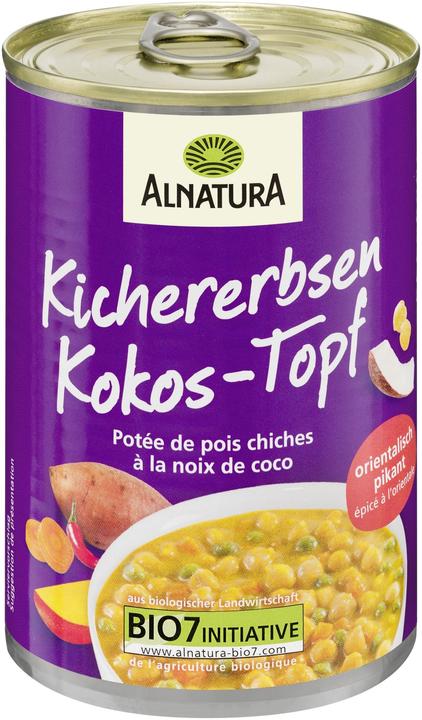 Actual product image Alnatura Organic Chickpea Coconut Stew400g (400 g)