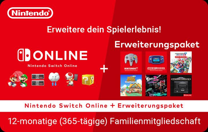 Nintendo Switch Online 12 months plus Expansion Pack (Family) Digital Code (12 months)