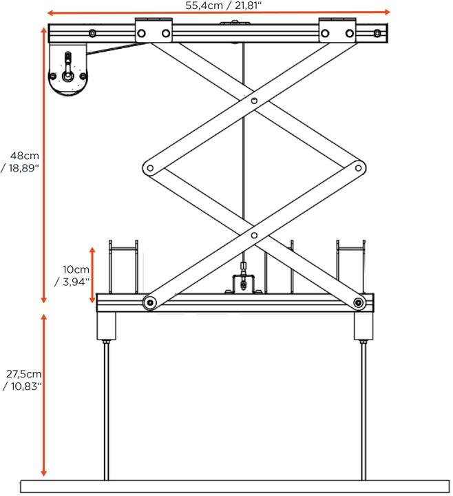 Immagine prodotto Celexon Expert PL300 - Sollevatore elettrico per proiettore (Soffitto)