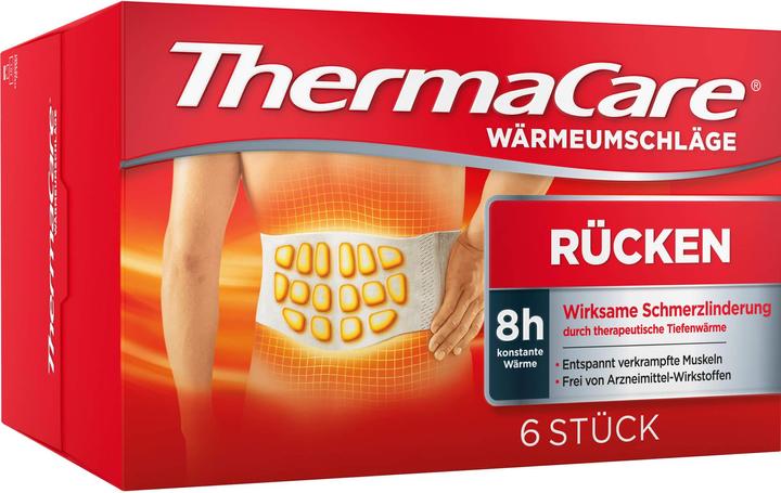 Produktbild Thermacare Wärmeumschläge bei Rückenschmerzen, 6 St. Pflaster (6 x)