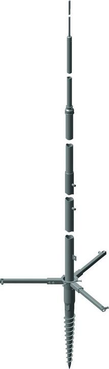 Image du produit Dehn TBM 9M SCFU STTZN AL Mât de protection télé-éclair ÃFL 9000mm St/tZn-Al avec vis de fixation