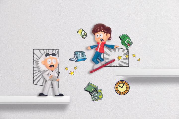 Actual product image Fizz Creations Back To The Future Comic On's