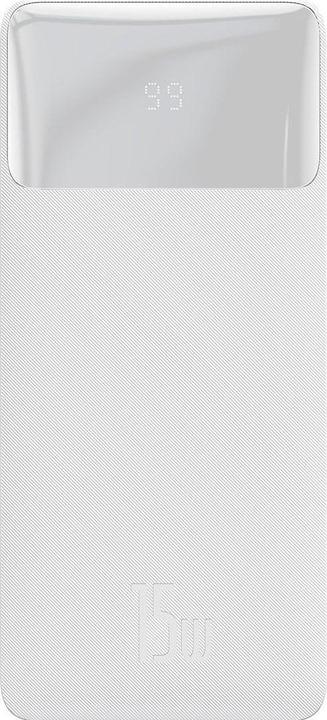 Baseus Powerbank Bipow 10000mAh, 15W (white) (10000 mAh, 15 W, 74 Wh)
