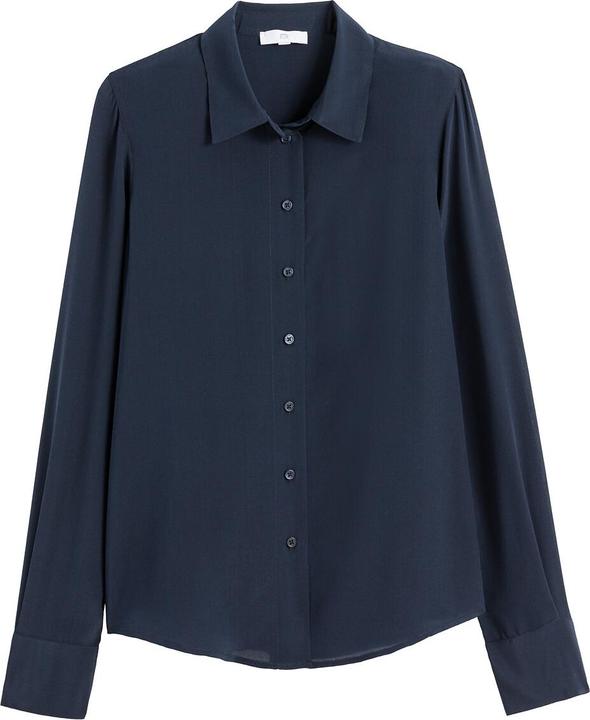 La Redoute Collections Seidenbluse mit langen Ärmeln