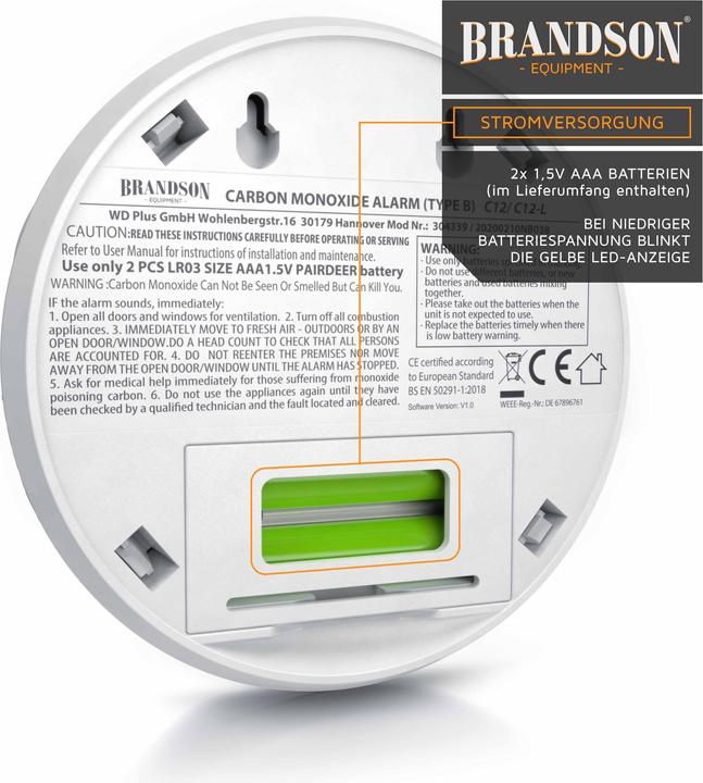 Actual product image Brandson CO-Melder