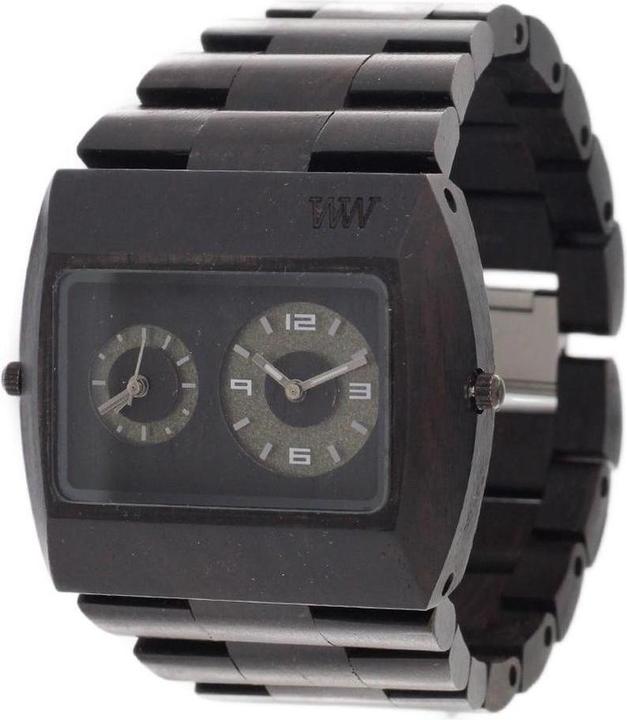 Actual product image Wewood Jupiter Black - Watch - Black - 46 mm (Analogue wristwatch)