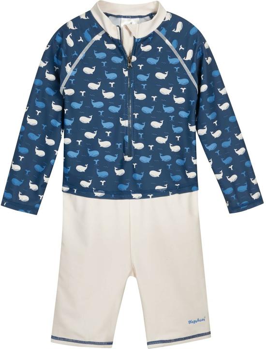 Produktbild Playshoes UV-Einteiler langarm Wal Marine Gr. 98/104 (104)