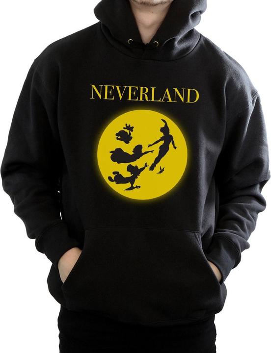 Immagine prodotto Disney Peter Pan Moon Silhouettes Felpa con Cappuccio Uomo (XXL)