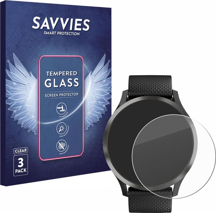 Savvies Panzerglas Hartglas Displayschutz