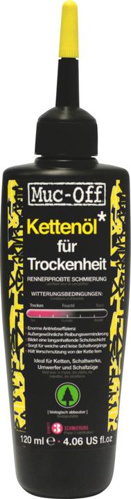 Muc-Off Kettenöl für Trockenheit (120 ml, Kettenöl)