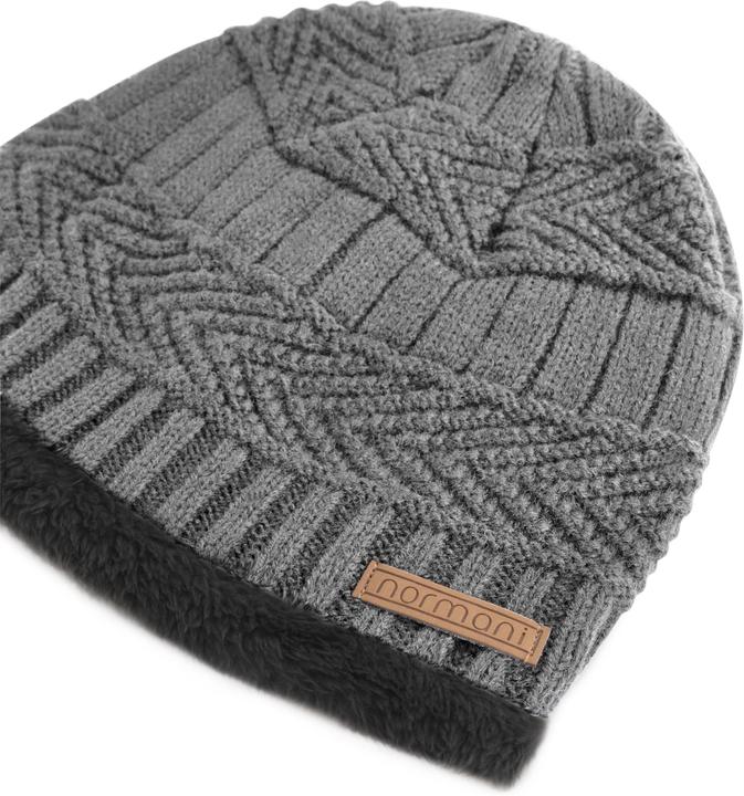 Immagine prodotto Normani Set invernale Kebili con pelliccia grigio/nero (Taglia unica)