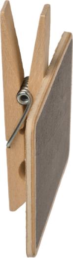 Actual product image Magni Wooden board mini 7x7cm with clip for labelling (7 x 7 cm)