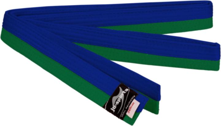 Image du produit Ju-Sports Ceinture de Budo vert/bleu (moitié/moitié)