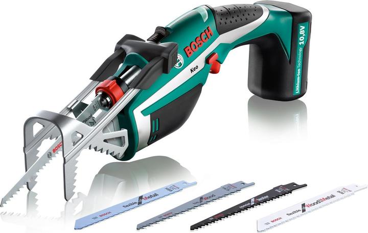 Actual product image Bosch Home & Garden Battery garden saw Keo Set