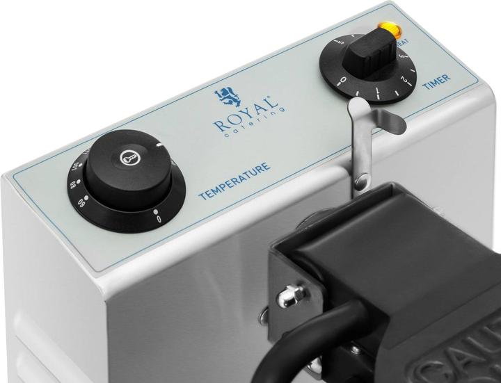 Image du produit Royal Catering Gaufrier professionnel - rond - 4 petites gaufres - 1200 W -