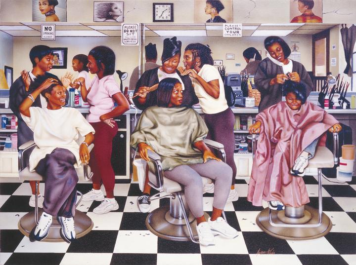 Actual product image Sunsout Puzzle 1000 pieces Beauty Shop Gossip (1000 pieces)