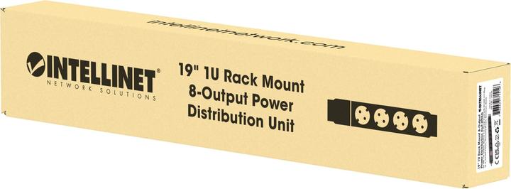 Immagine prodotto Intellinet Ciabatta / PDU a 8 vie da 19", contatto di protezione, 1 U