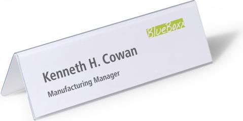 Actual product image Durable Table name plates