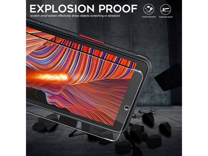 Actual product image Screenguard Samsung Galaxy XCover 5 bulletproof glass protective film Case Friendly Design (1 Piece, Samsung Galaxy S21)