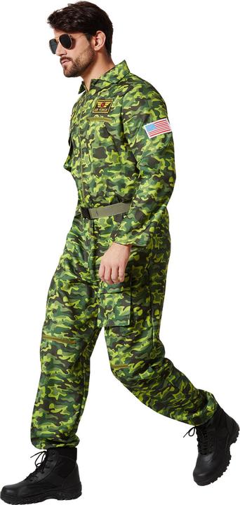 Image du produit tectake Déguisement camouflage pilote d'armée de l'air pour homme (M)