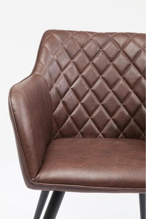 Actual product image Kare Design Armlehnstuhl San Remo Vintage braun