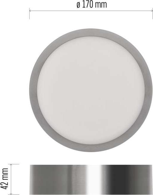 Immagine prodotto Emos Lampada LED a plafone NEXXO, rotonda, argento, 12,5W, con Change CCT (1100 lm)